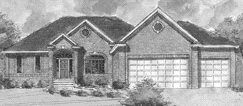 Home Plan Front Elevation of this 3-Bedroom,1790 Sq Ft Plan -146-1902