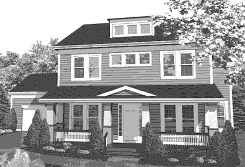 Home Plan Front Elevation of this 3-Bedroom,2701 Sq Ft Plan -146-1965