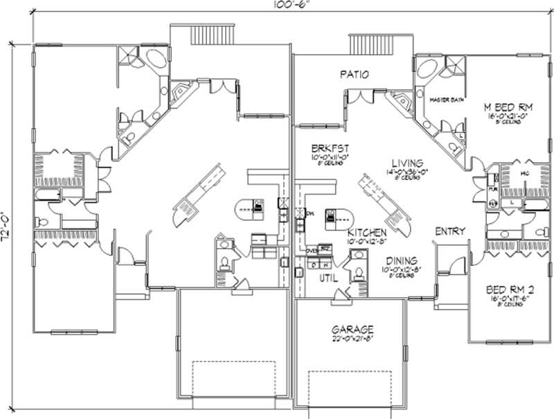 Floor Plan First Story of Multi-Unit Plan #146-2003