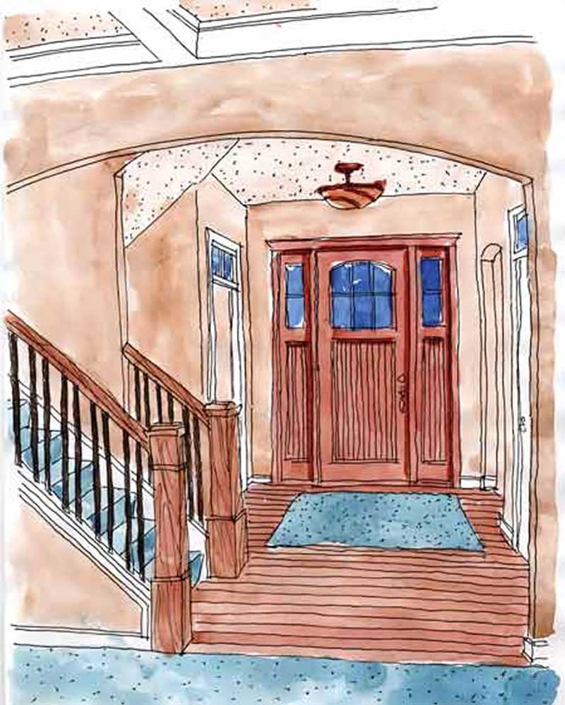 Entry Hall: Foyer of this 4-Bedroom, 2892 Sq Ft Plan - 146-2188