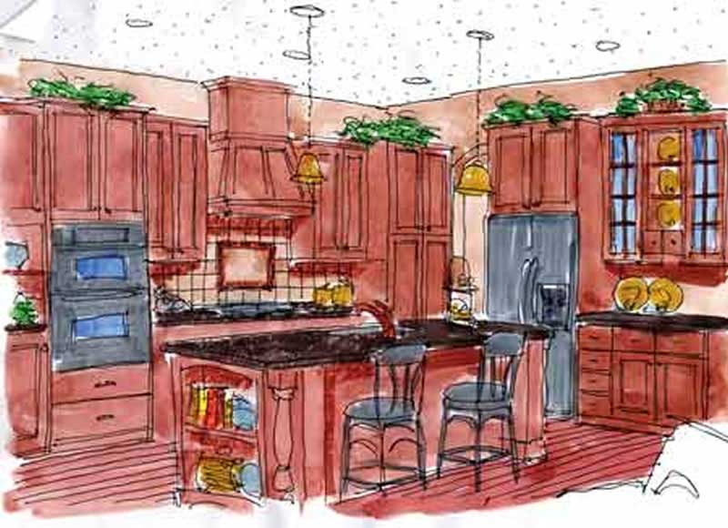 Kitchen of this 4-Bedroom, 2892 Sq Ft Plan - 146-2188