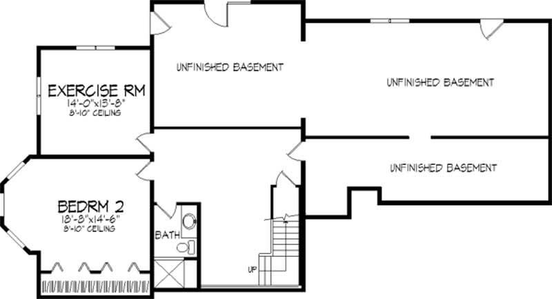 Floor Plan First Story of Plan #146-2236