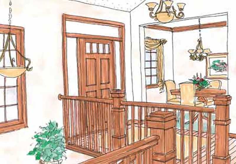 Sitting Room of this 1-Bedroom, 1670 Sq Ft Plan - 146-2418
