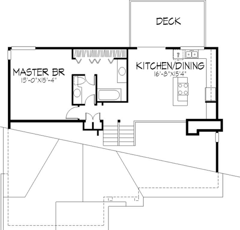 Floor Plan Second Story of Country Plan #146-2726
