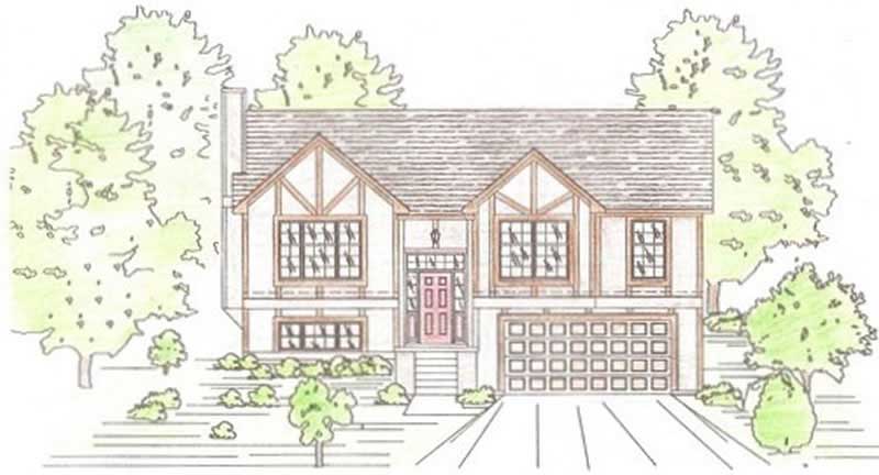 Color Rendering of this house plan