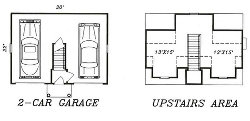 Floor Plan First Story of Colonial Plan #147-1017