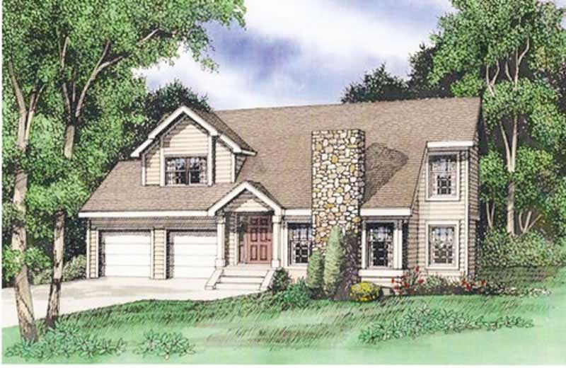 Color Rendering of this house plan