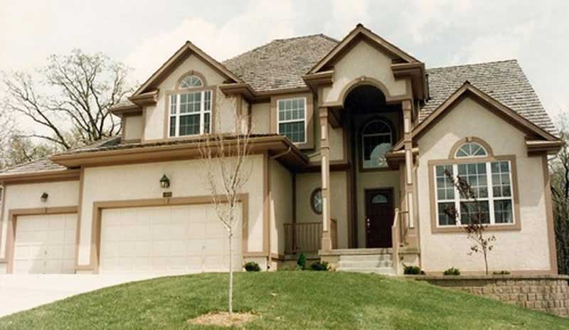 Color photograph of House Plan #147-1095