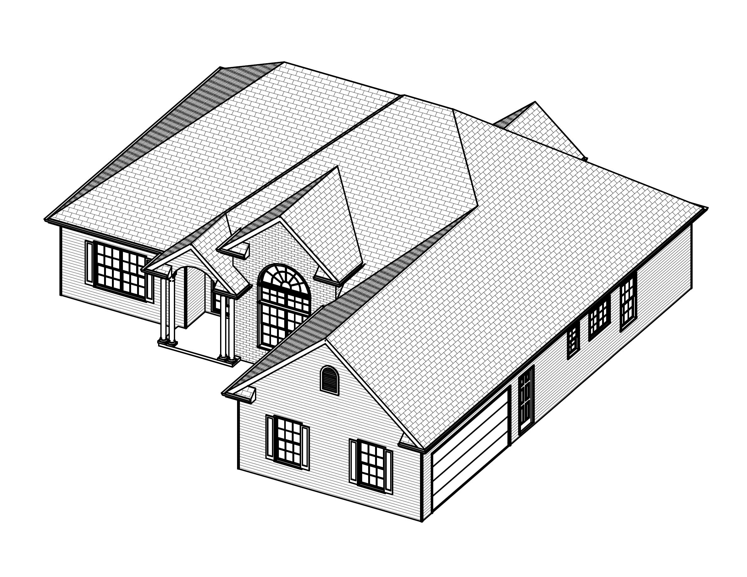 3D Floor Plan of this 3-Bedroom, 1890 Sq Ft Plan - 148-1006