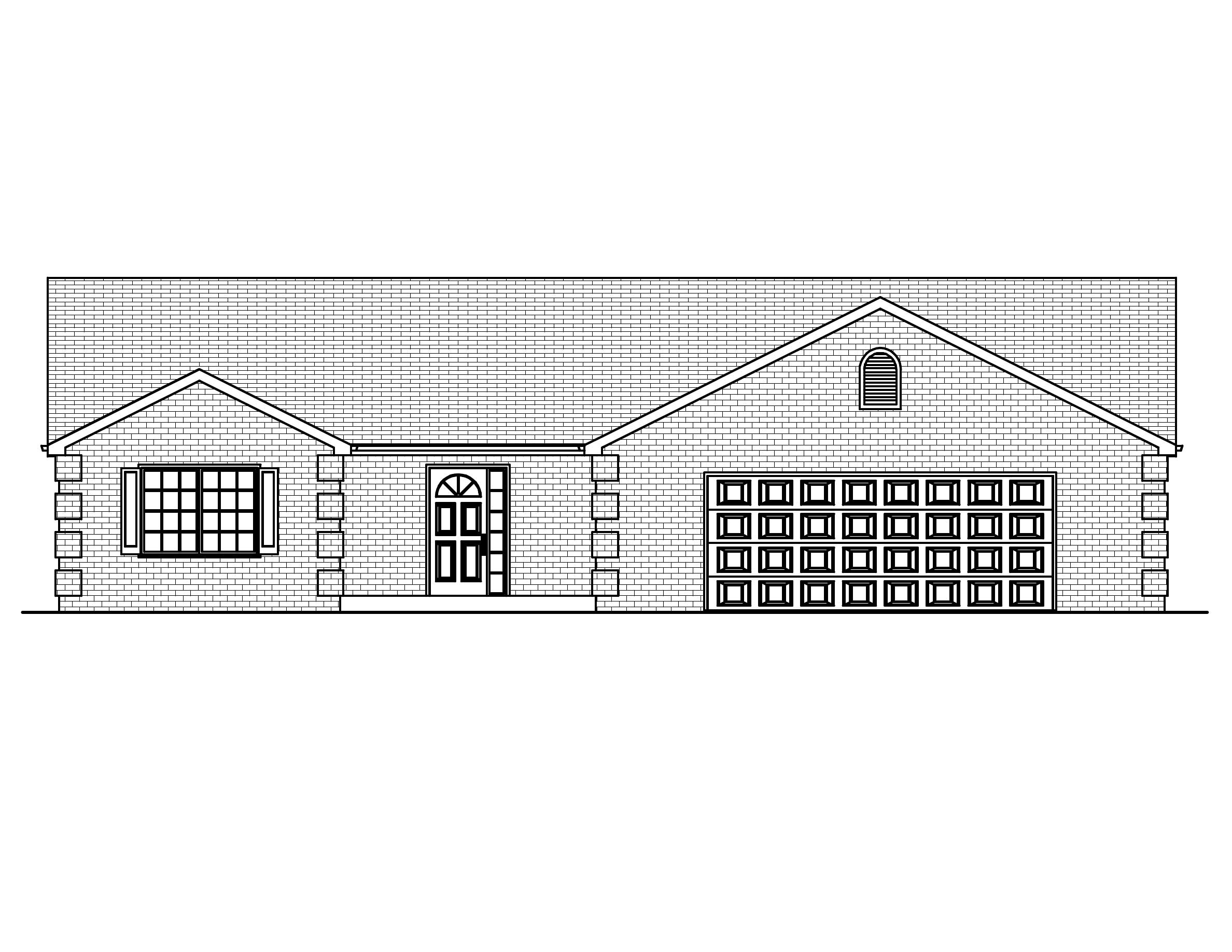 Home Plan Front Elevation of this 3-Bedroom,1824 Sq Ft Plan -148-1008