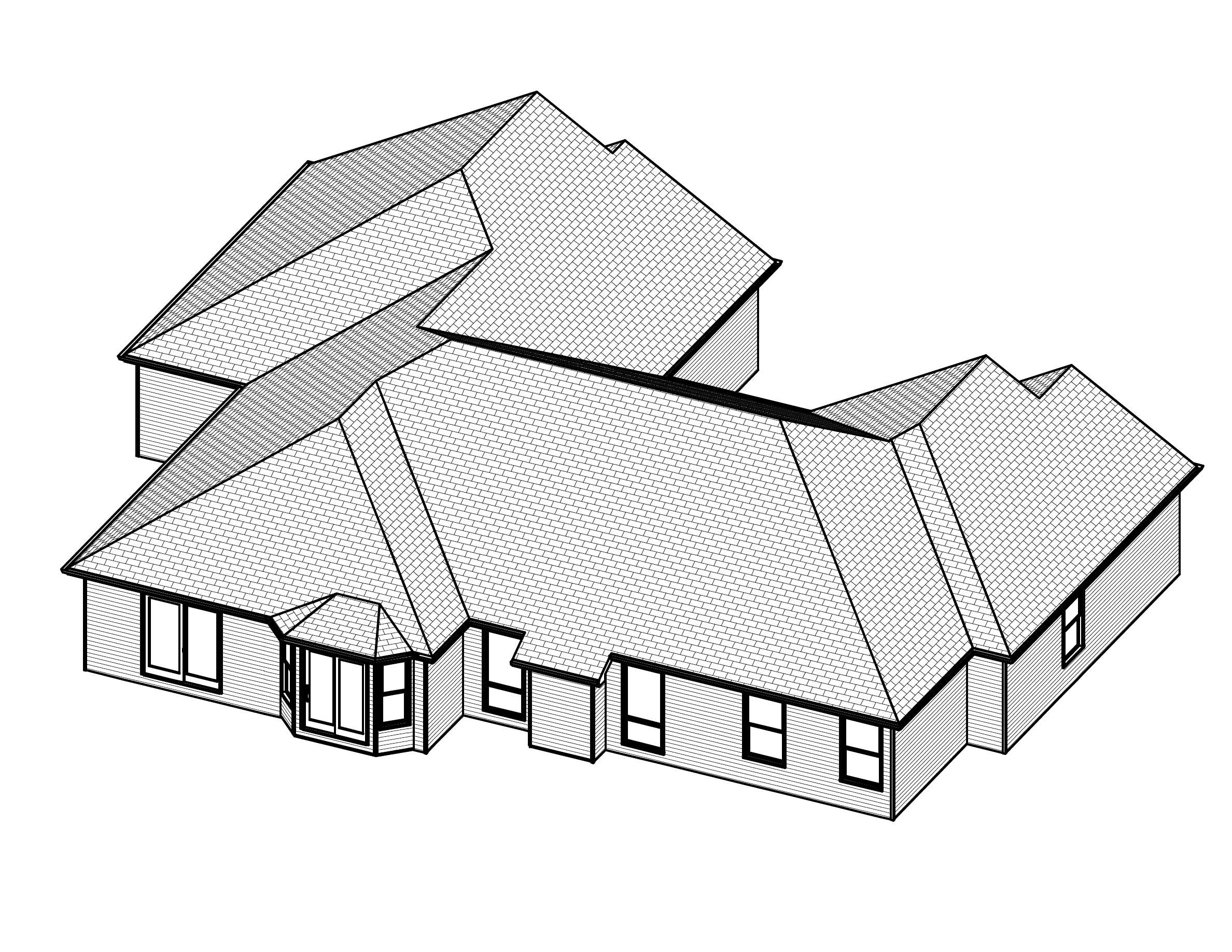 3D Floor Plan of this 4-Bedroom, 2360 Sq Ft Plan - 148-1013