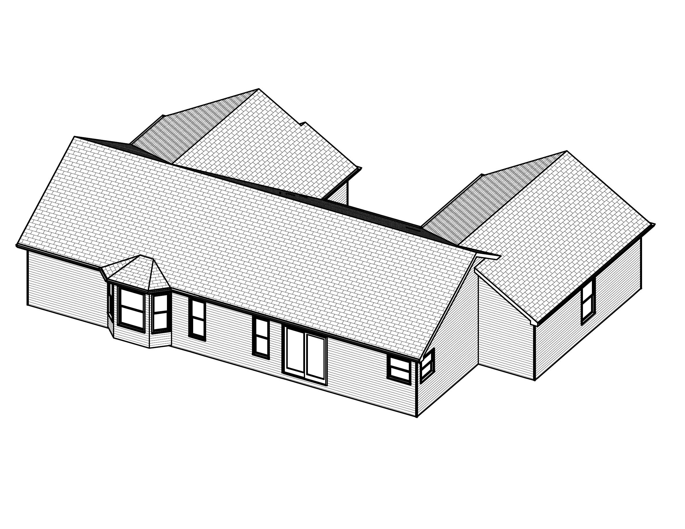 3D Floor Plan of this 3-Bedroom, 1476 Sq Ft Plan - 148-1017