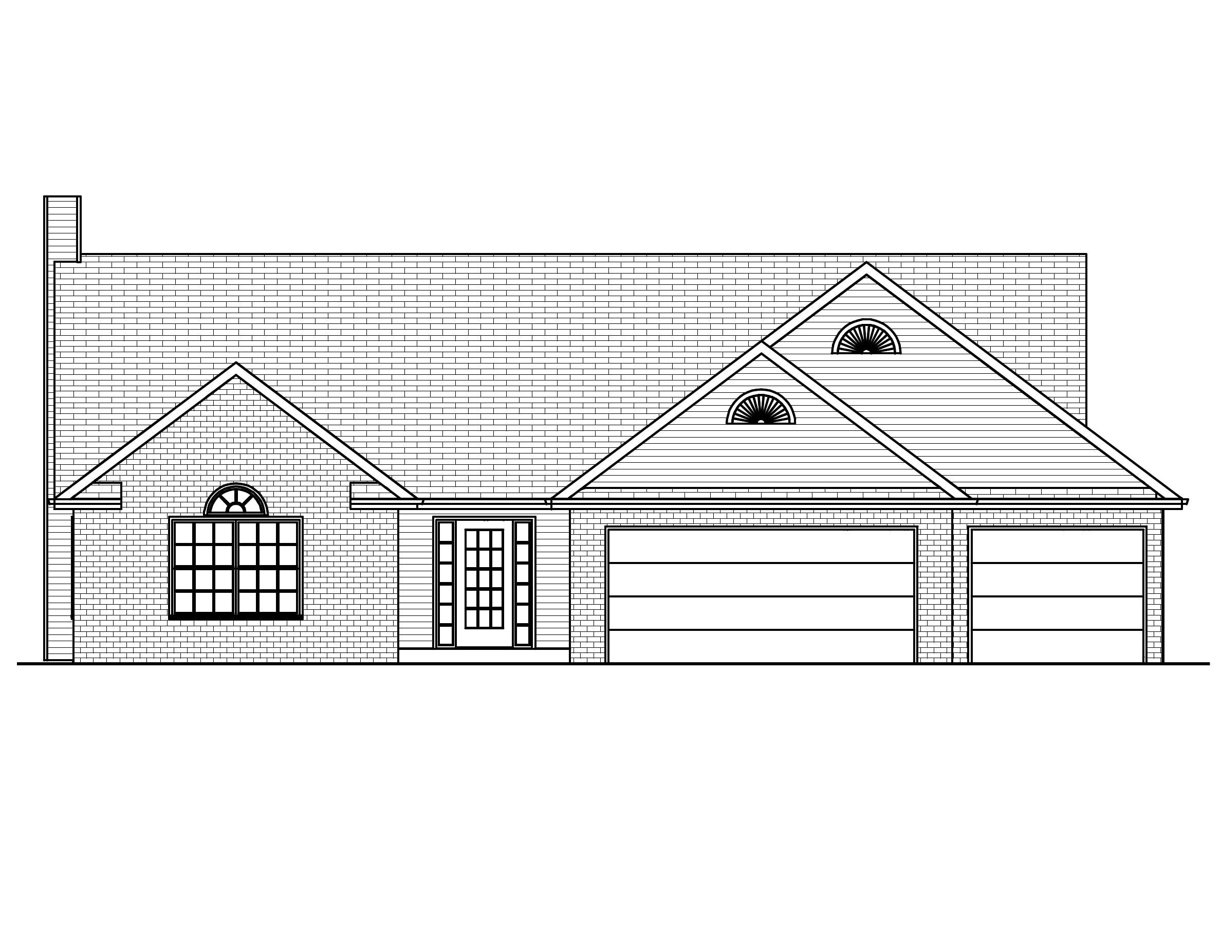 Home Plan Front Elevation of this 3-Bedroom,1912 Sq Ft Plan -148-1023