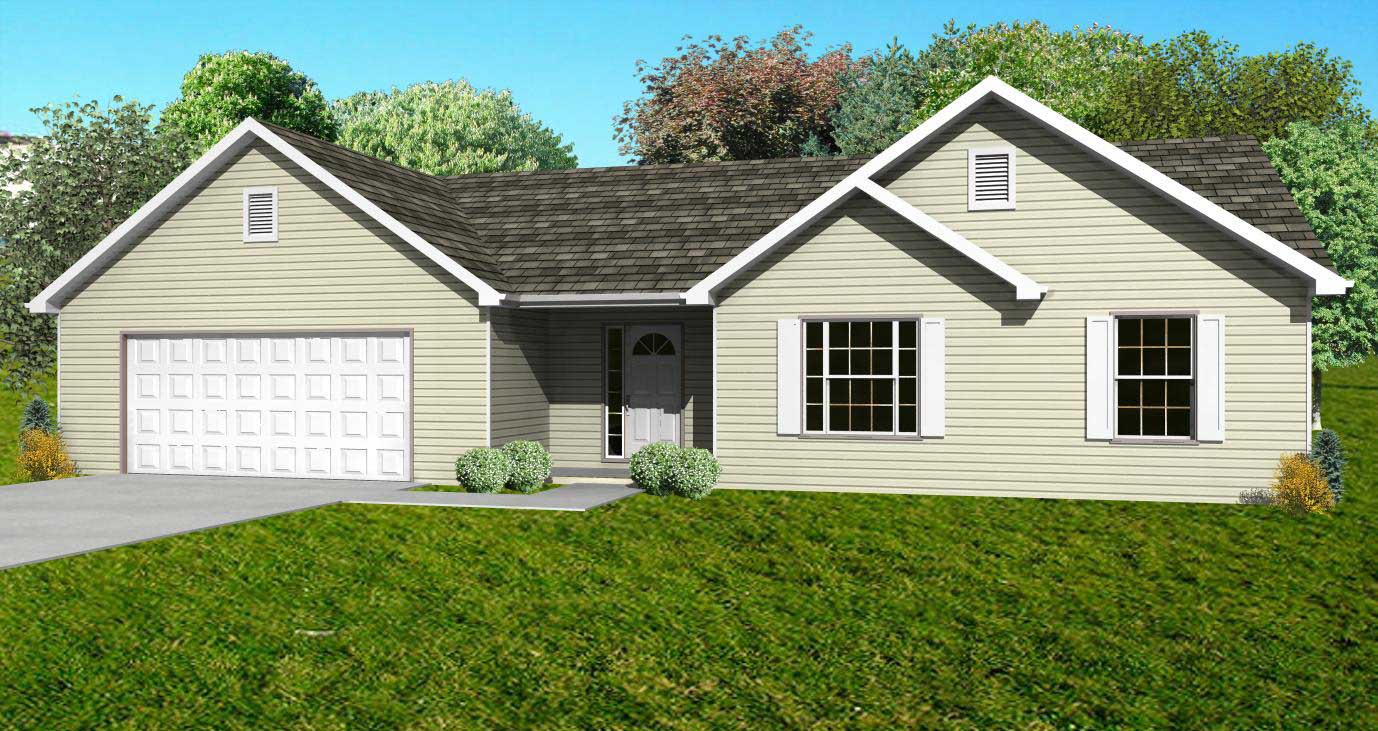 Front elevation of Country home (ThePlanCollection: House Plan #148-1030)