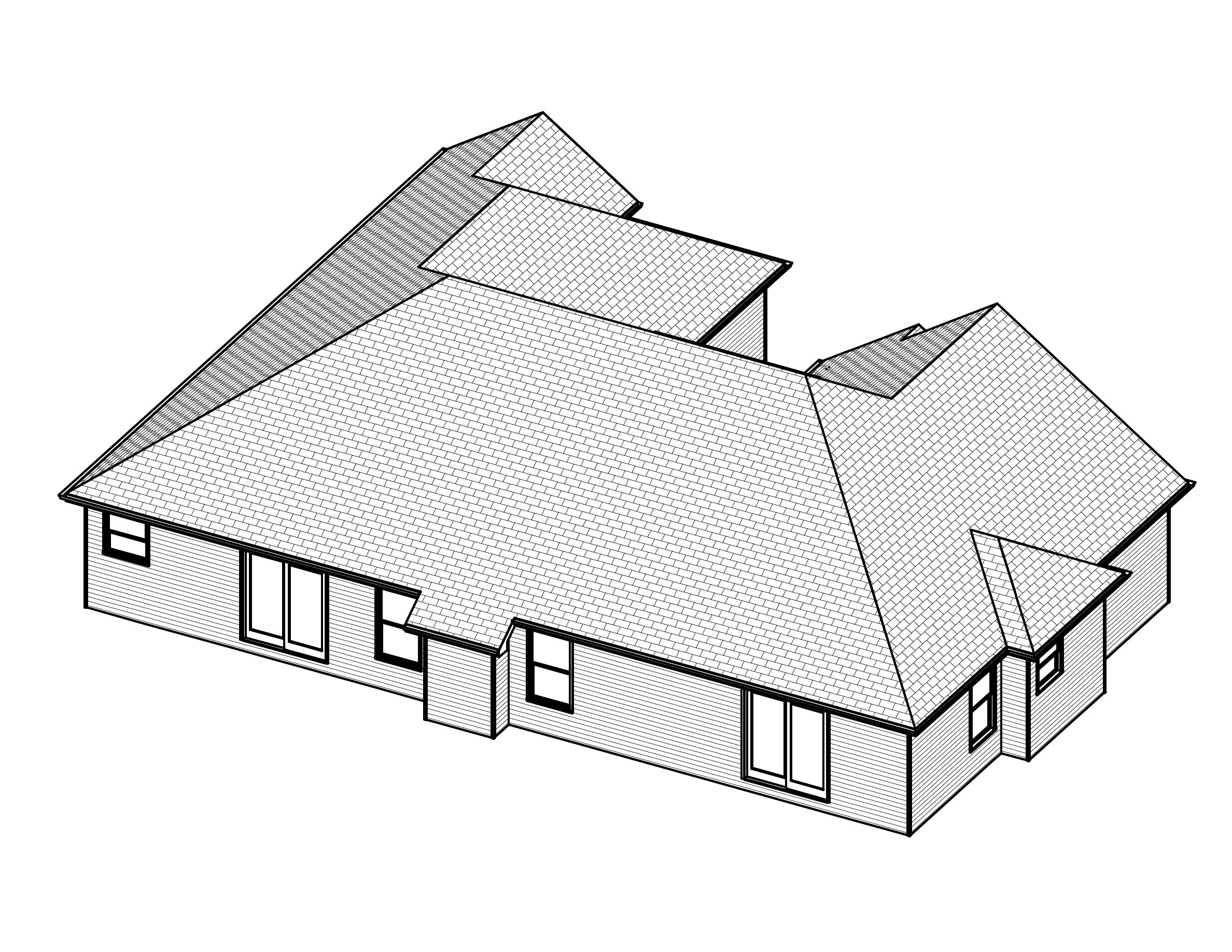 3D Floor Plan of this 3-Bedroom, 1762 Sq Ft Plan - 148-1032