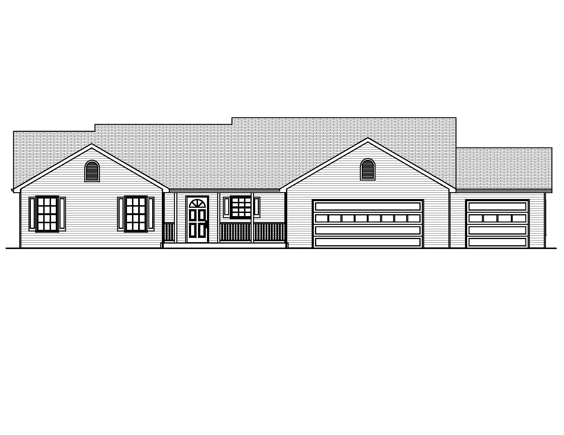 Home Plan Front Elevation of this 3-Bedroom,1798 Sq Ft Plan -148-1041