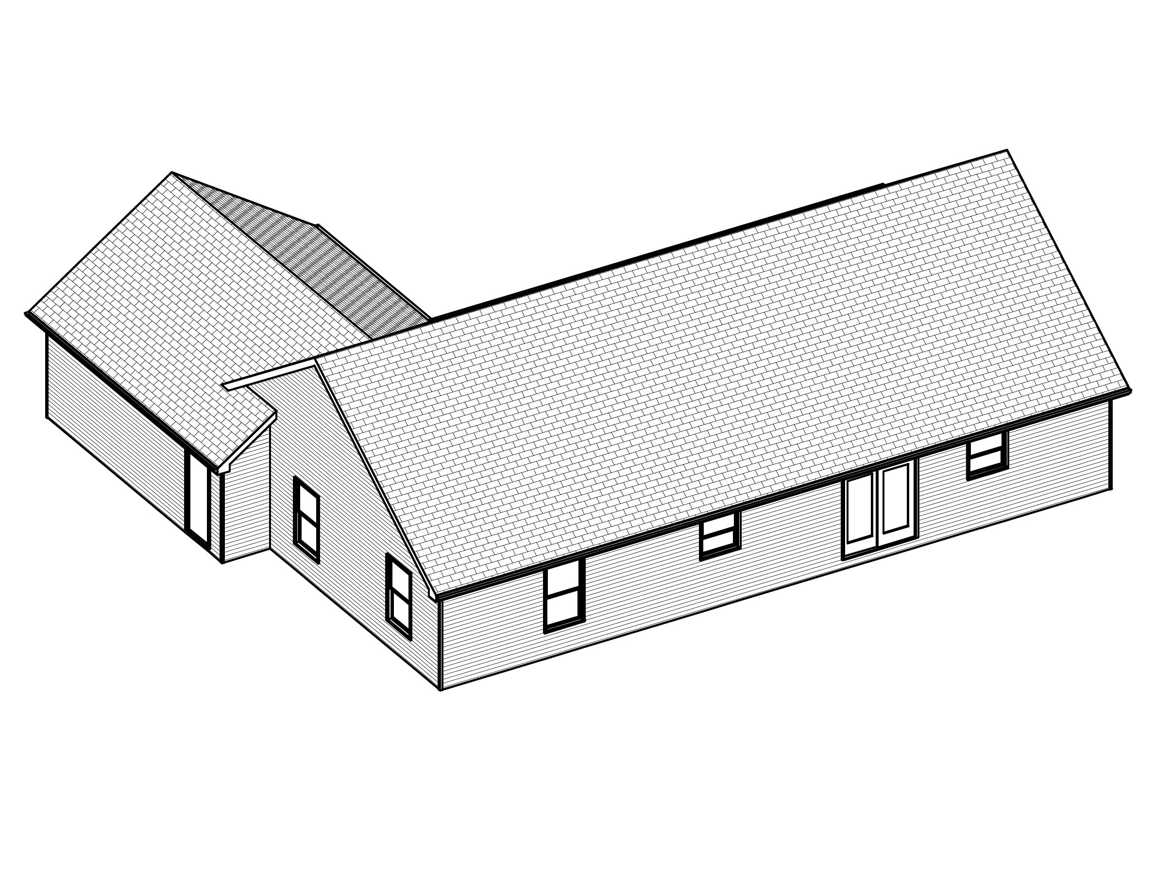 3D Floor Plan of this 3-Bedroom, 1344 Sq Ft Plan - 148-1051