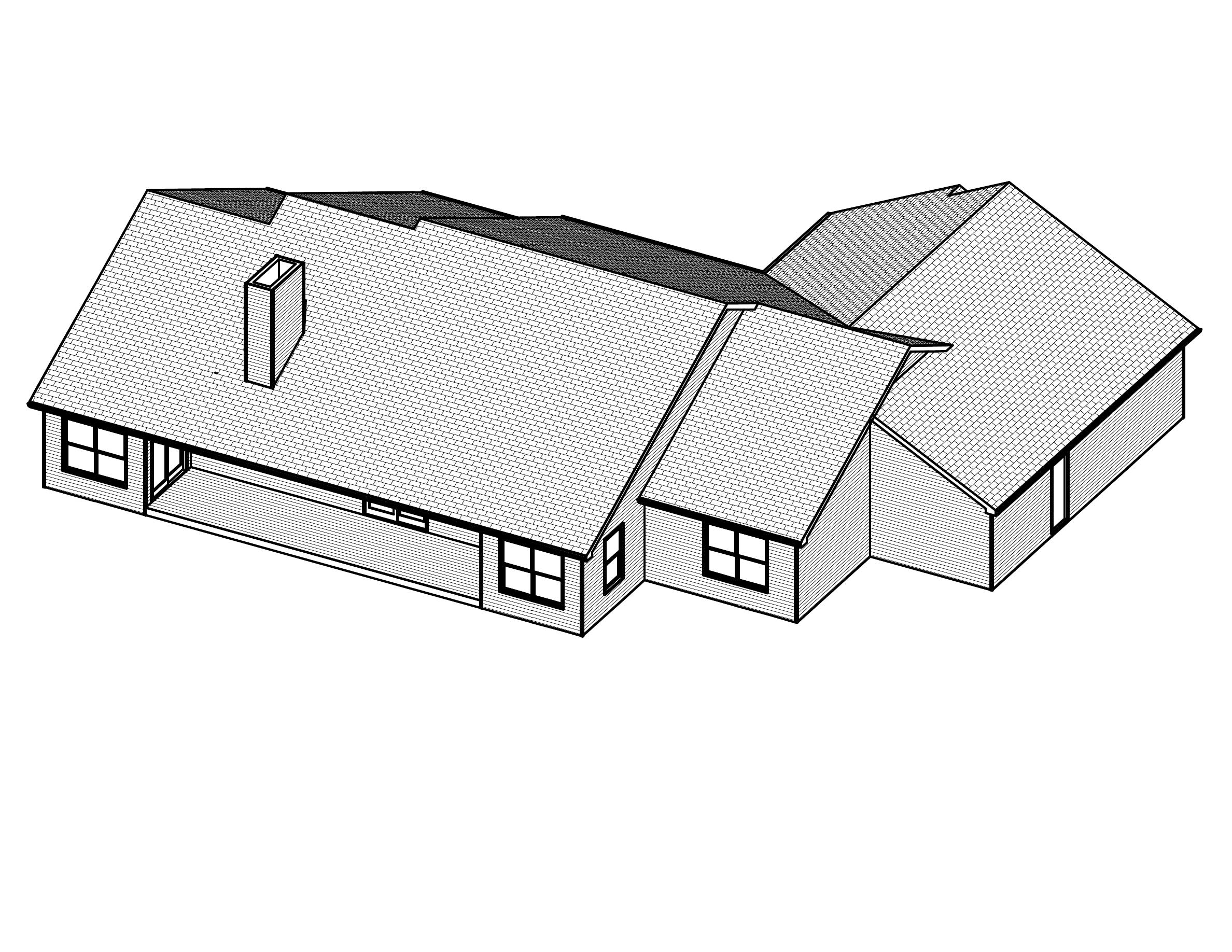 3D Floor Plan of this 3-Bedroom, 2270 Sq Ft Plan - 148-1054