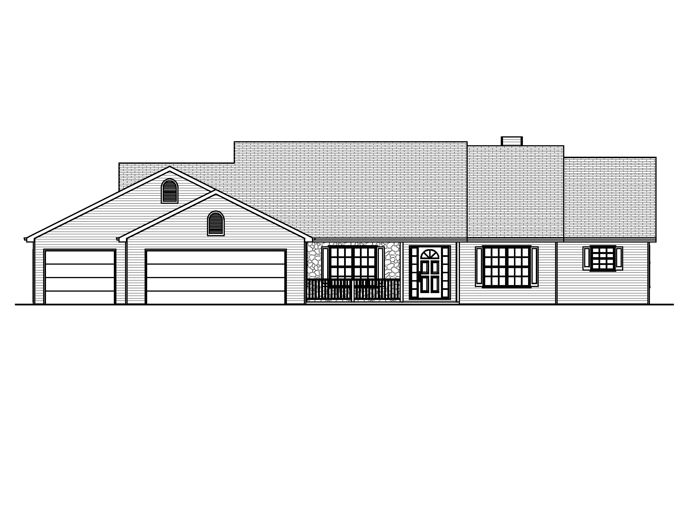Home Plan Front Elevation of this 3-Bedroom,2270 Sq Ft Plan -148-1054