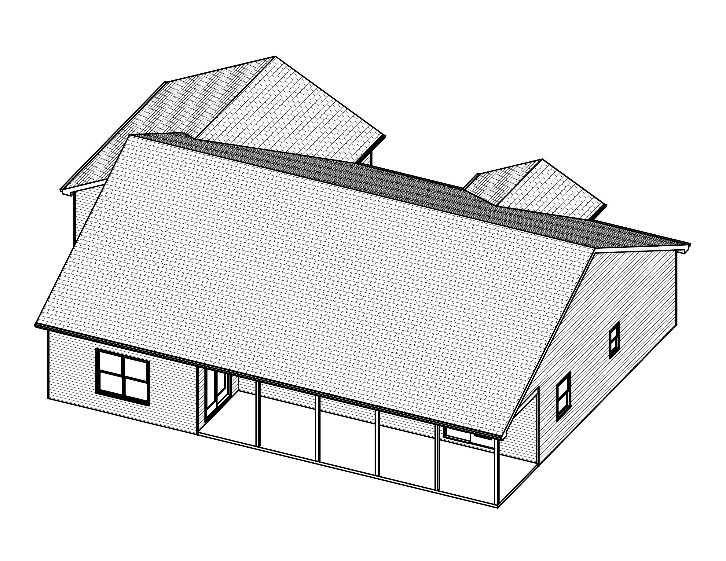 3D Floor Plan of this 3-Bedroom, 1806 Sq Ft Plan - 148-1055
