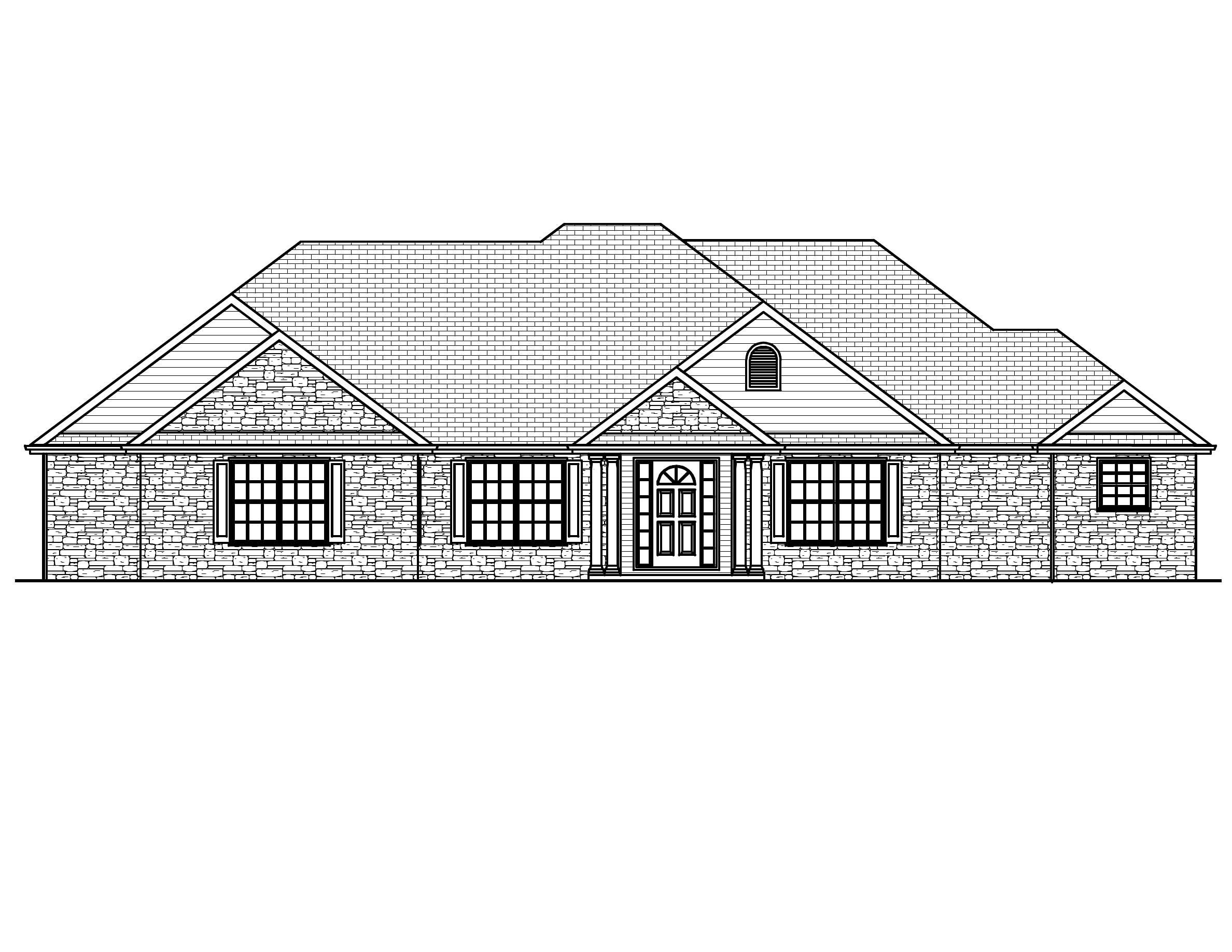 Home Plan Front Elevation of this 3-Bedroom,2360 Sq Ft Plan -148-1056