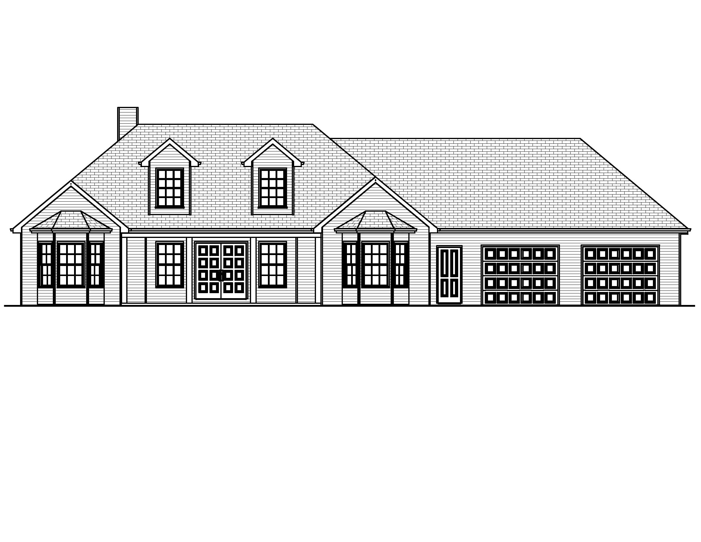 Home Plan Front Elevation of this 3-Bedroom,1528 Sq Ft Plan -148-1062