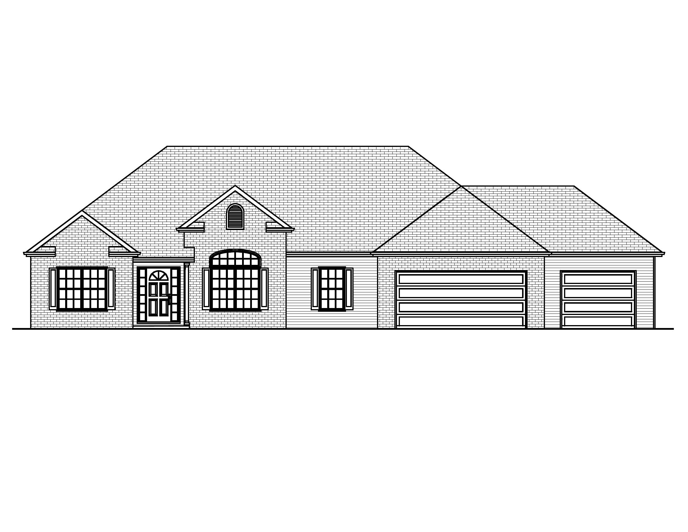 Home Plan Front Elevation of this 3-Bedroom,1724 Sq Ft Plan -148-1063