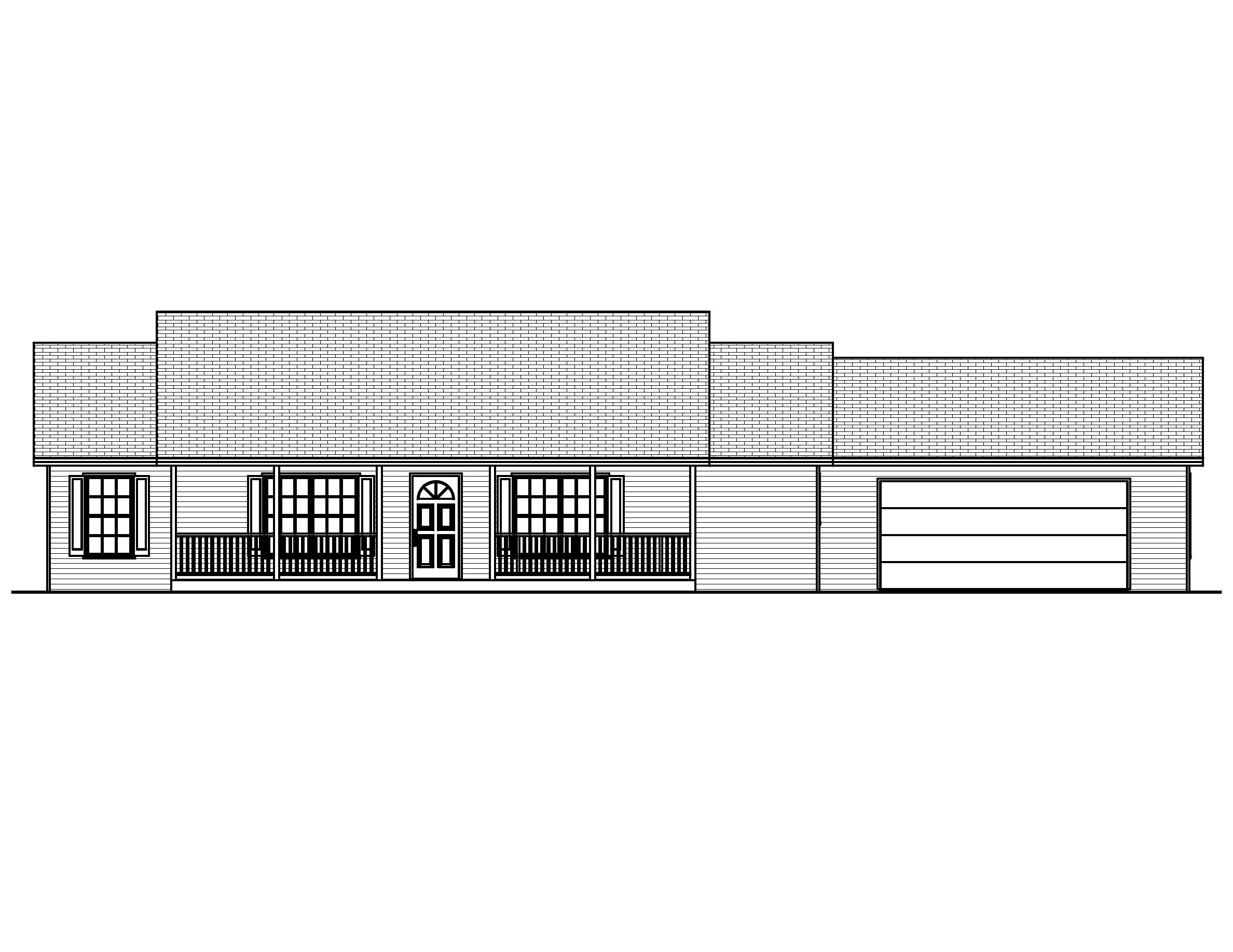 Home Plan Front Elevation of this 3-Bedroom,1400 Sq Ft Plan -148-1064