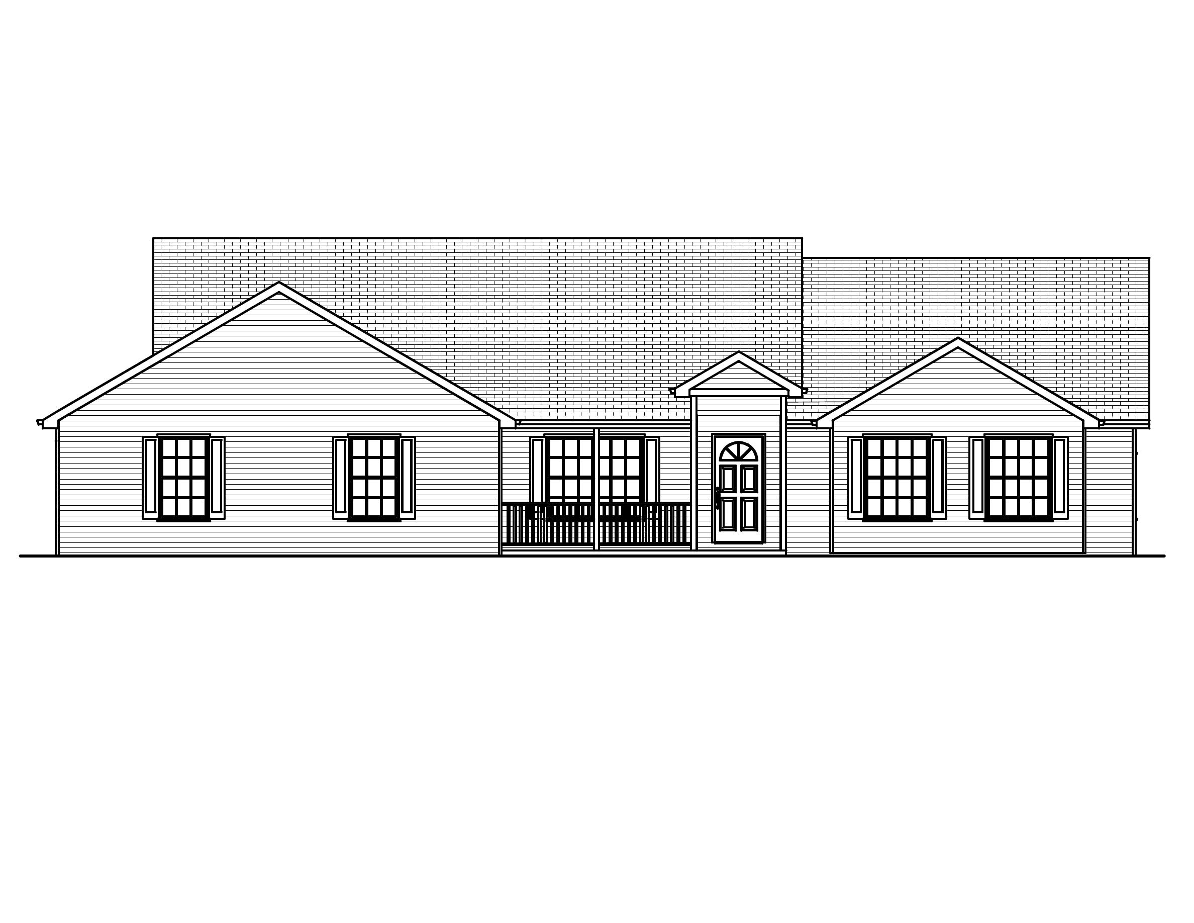 Home Plan Front Elevation of this 3-Bedroom,2122 Sq Ft Plan -148-1066