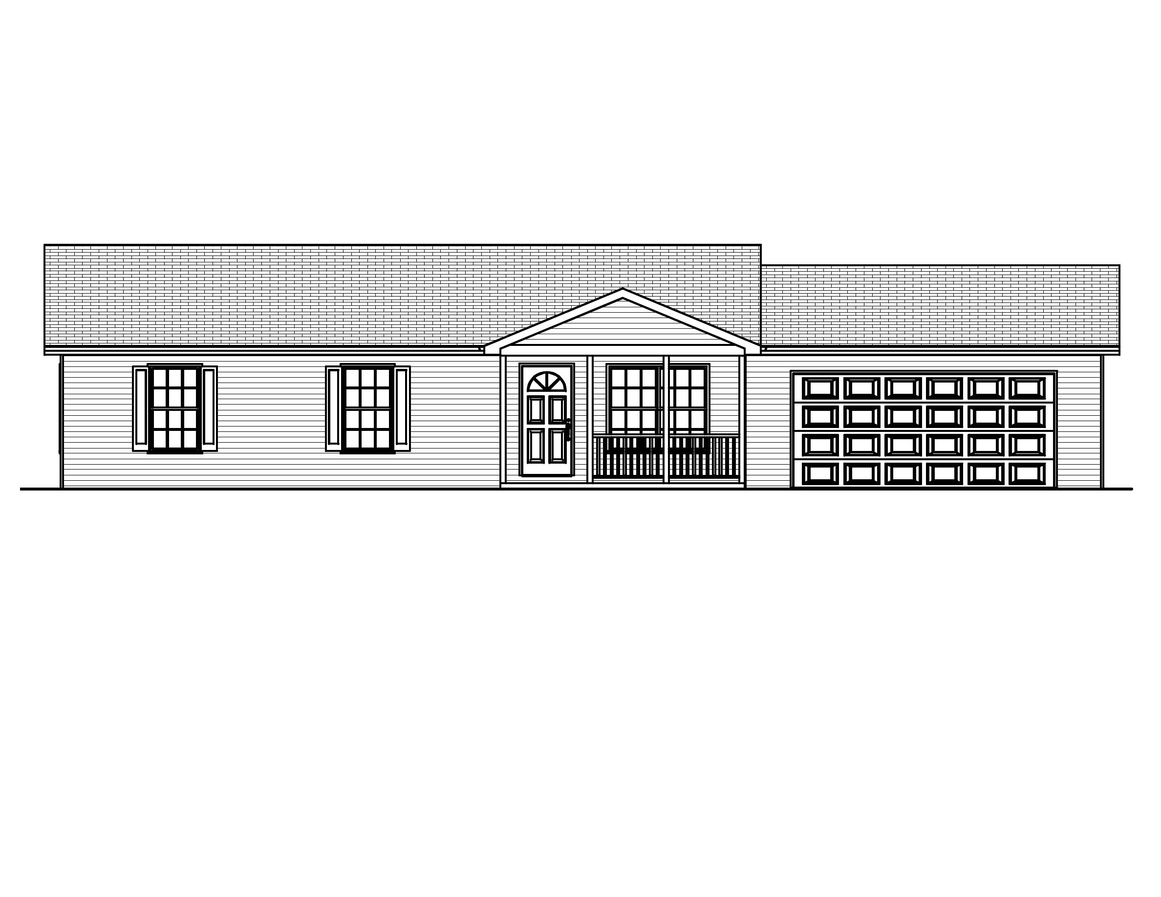 Home Plan Front Elevation of this 3-Bedroom,1176 Sq Ft Plan -148-1067