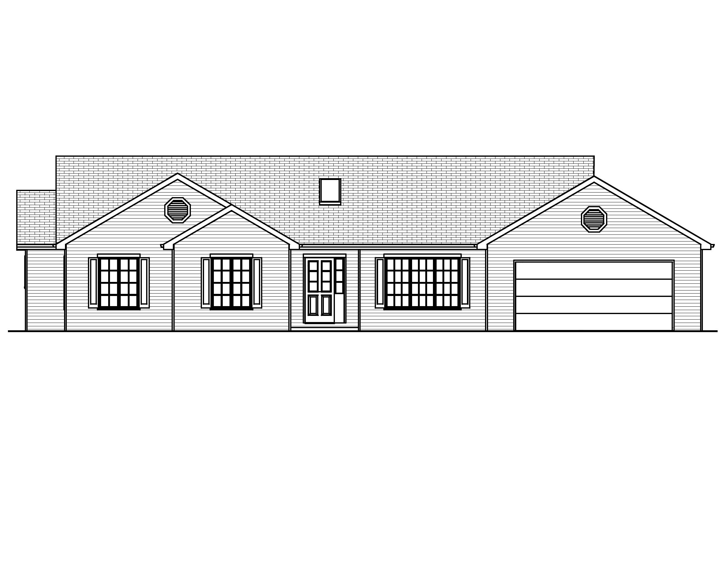 Home Plan Front Elevation of this 3-Bedroom,1658 Sq Ft Plan -148-1073