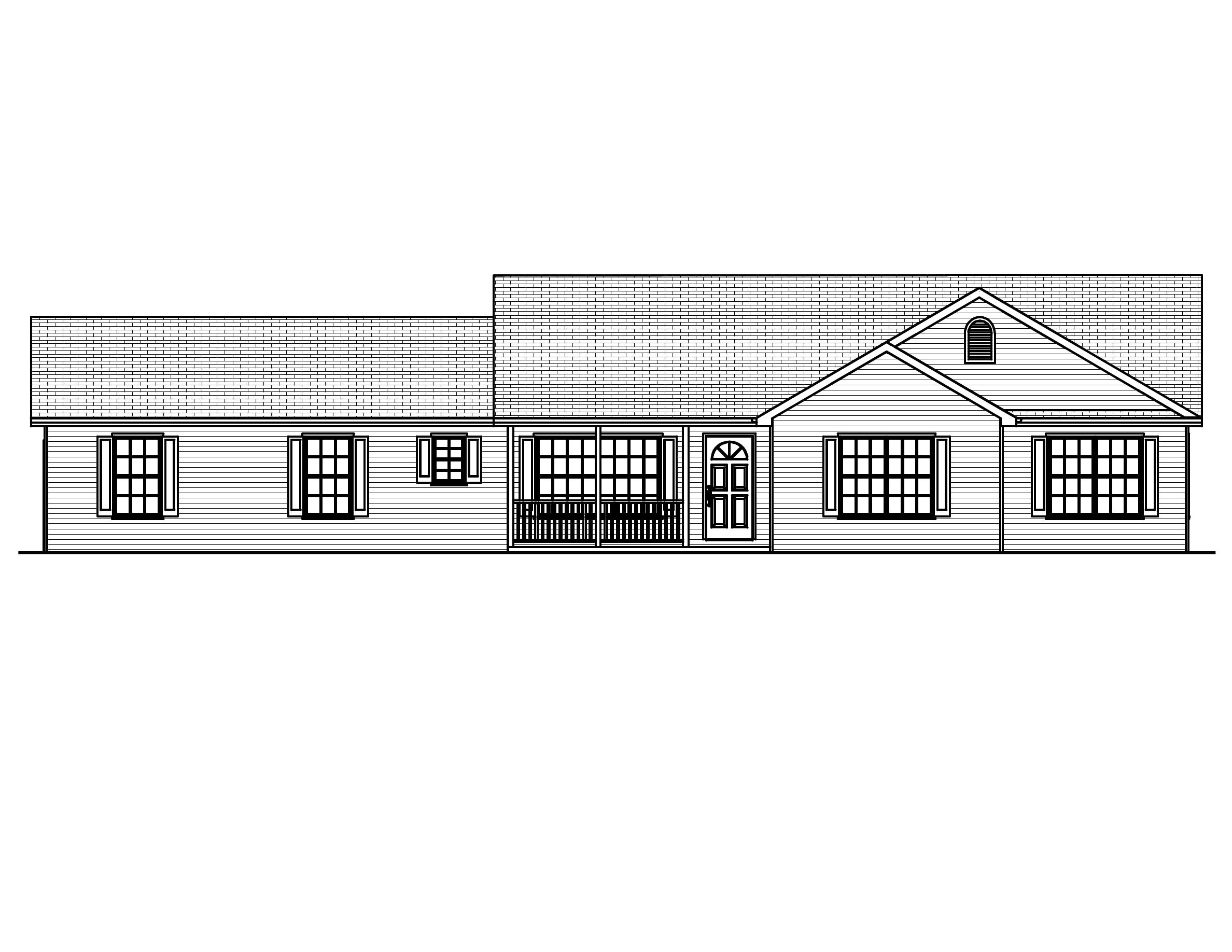 Home Plan Front Elevation of this 3-Bedroom,1630 Sq Ft Plan -148-1076