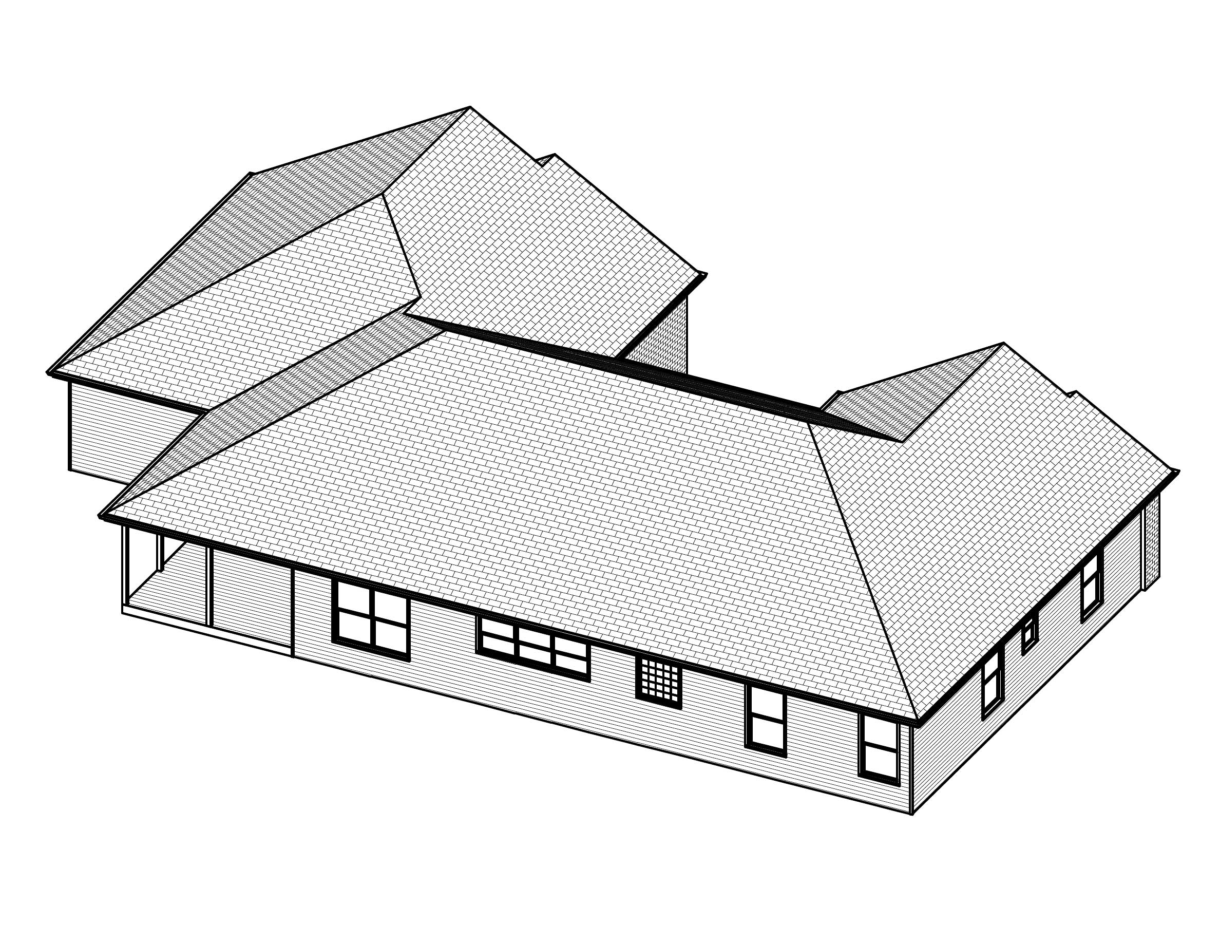 3D Floor Plan of this 3-Bedroom, 1790 Sq Ft Plan - 148-1077