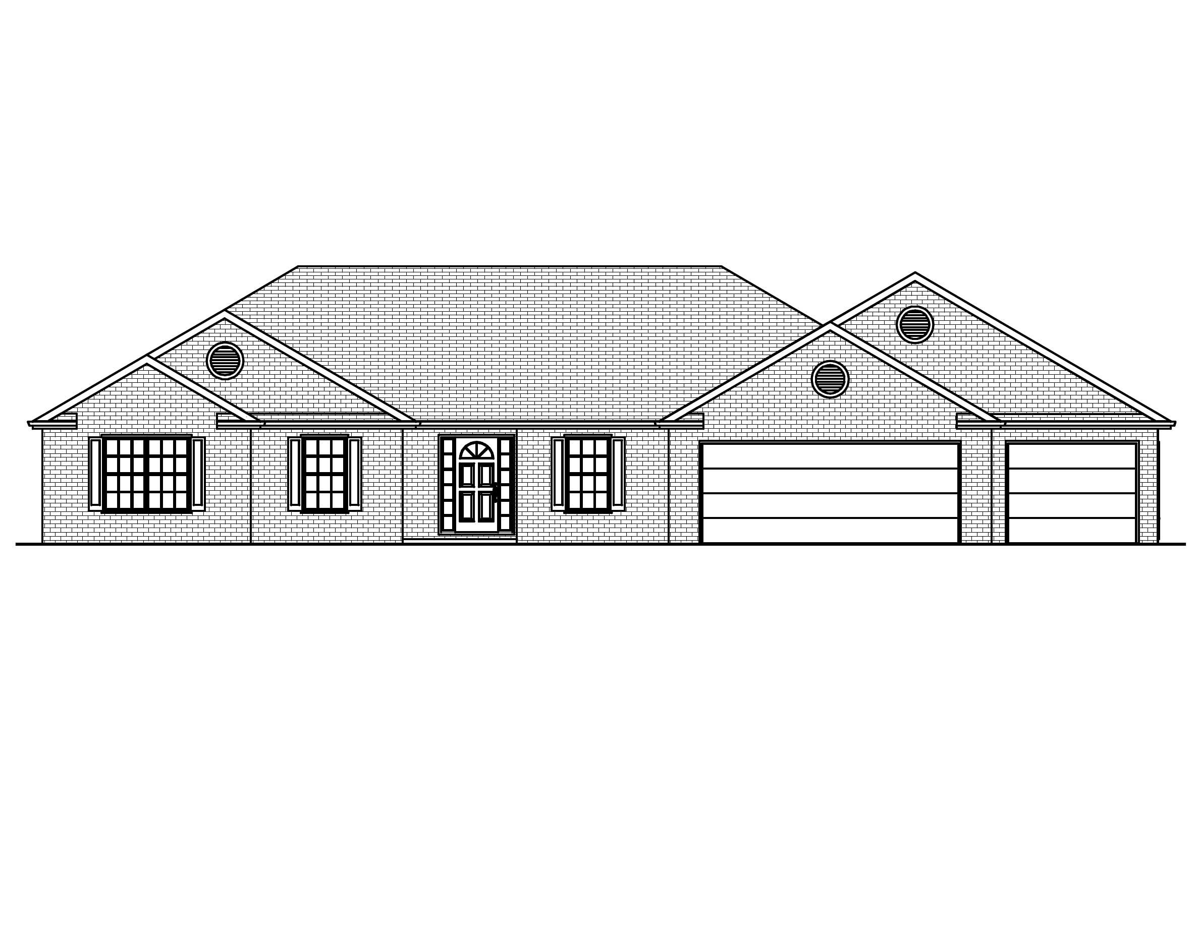 Home Plan Front Elevation of this 3-Bedroom,1790 Sq Ft Plan -148-1077