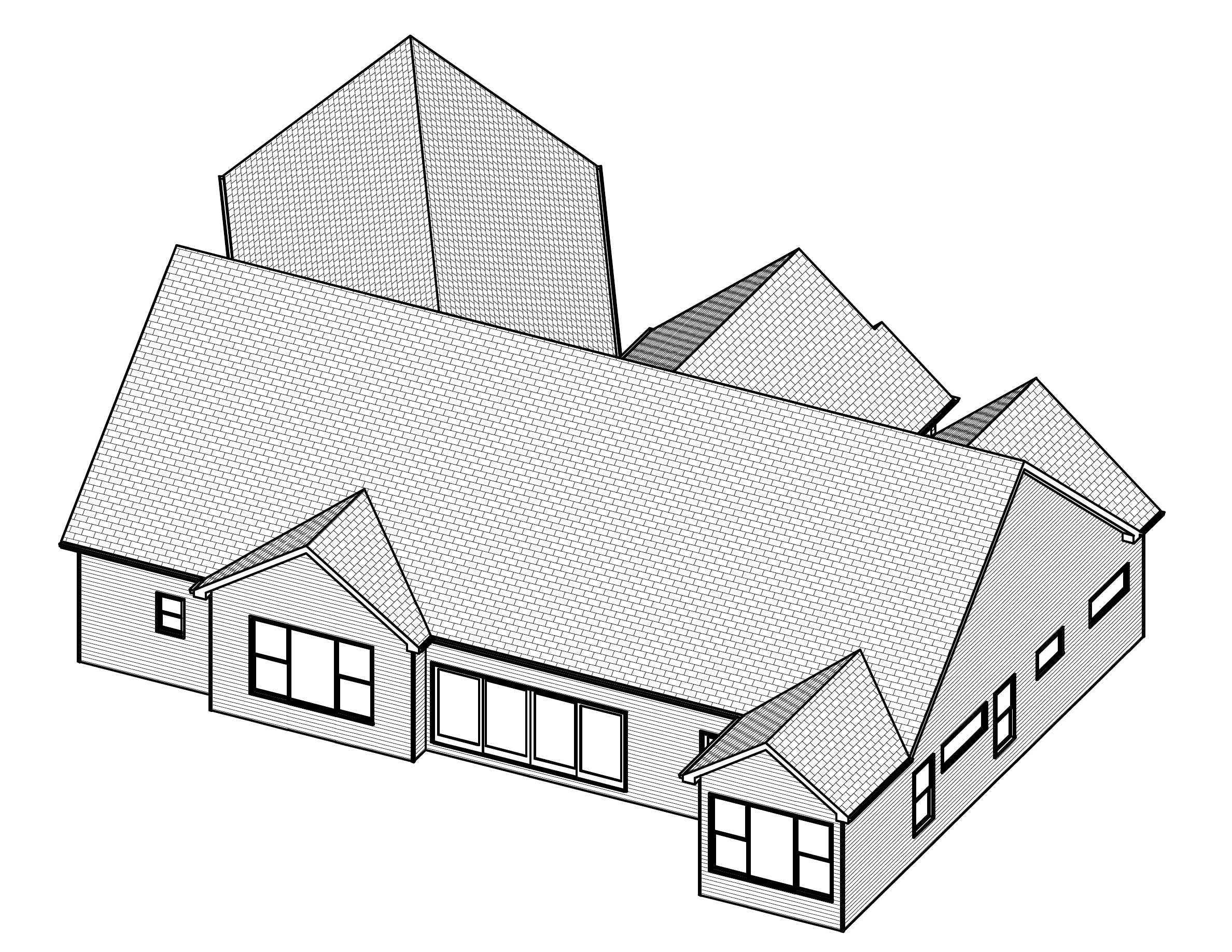 3D Floor Plan of this 2-Bedroom, 2564 Sq Ft Plan - 148-1079