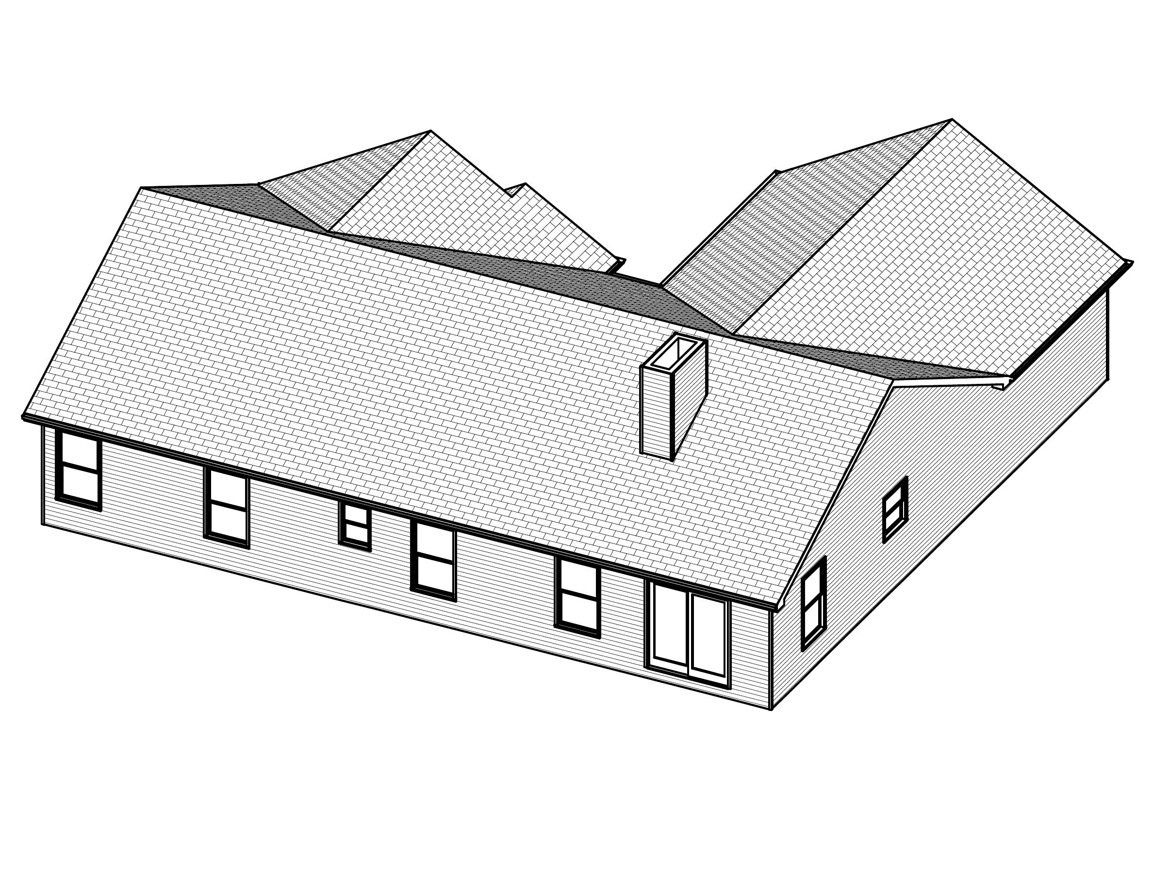 3D Floor Plan of this 3-Bedroom, 1560 Sq Ft Plan - 148-1080