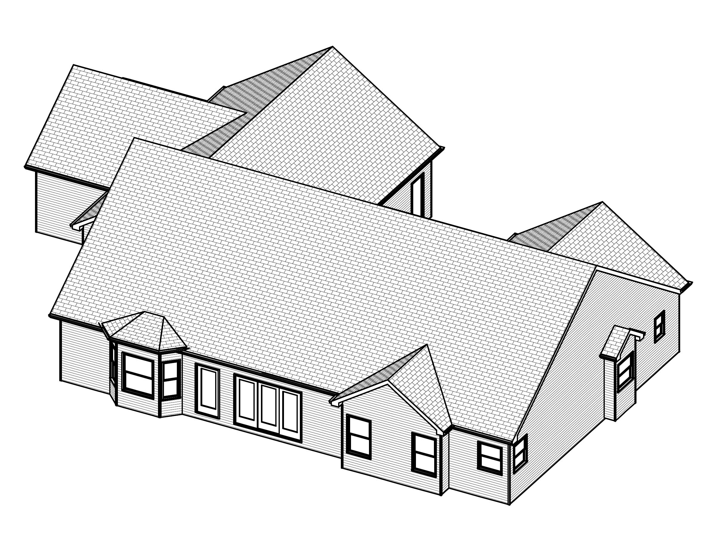 3D Floor Plan of this 3-Bedroom, 2246 Sq Ft Plan - 148-1081