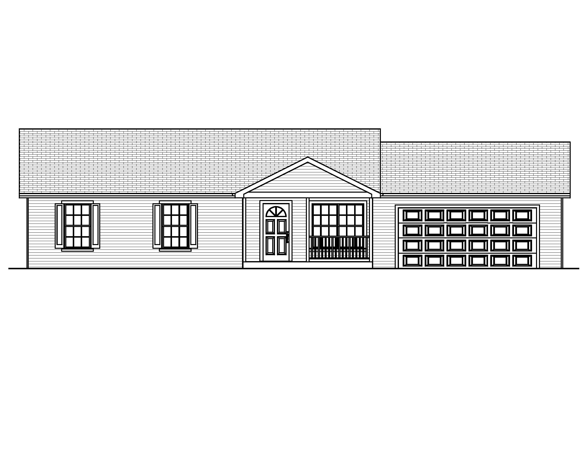 Home Plan Front Elevation of this 3-Bedroom,1150 Sq Ft Plan -148-1082