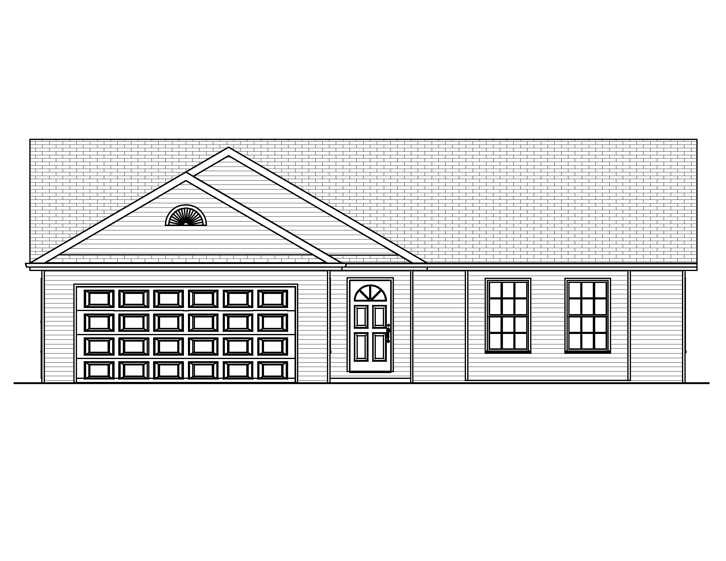 Home Plan Front Elevation of this 3-Bedroom,1216 Sq Ft Plan -148-1084