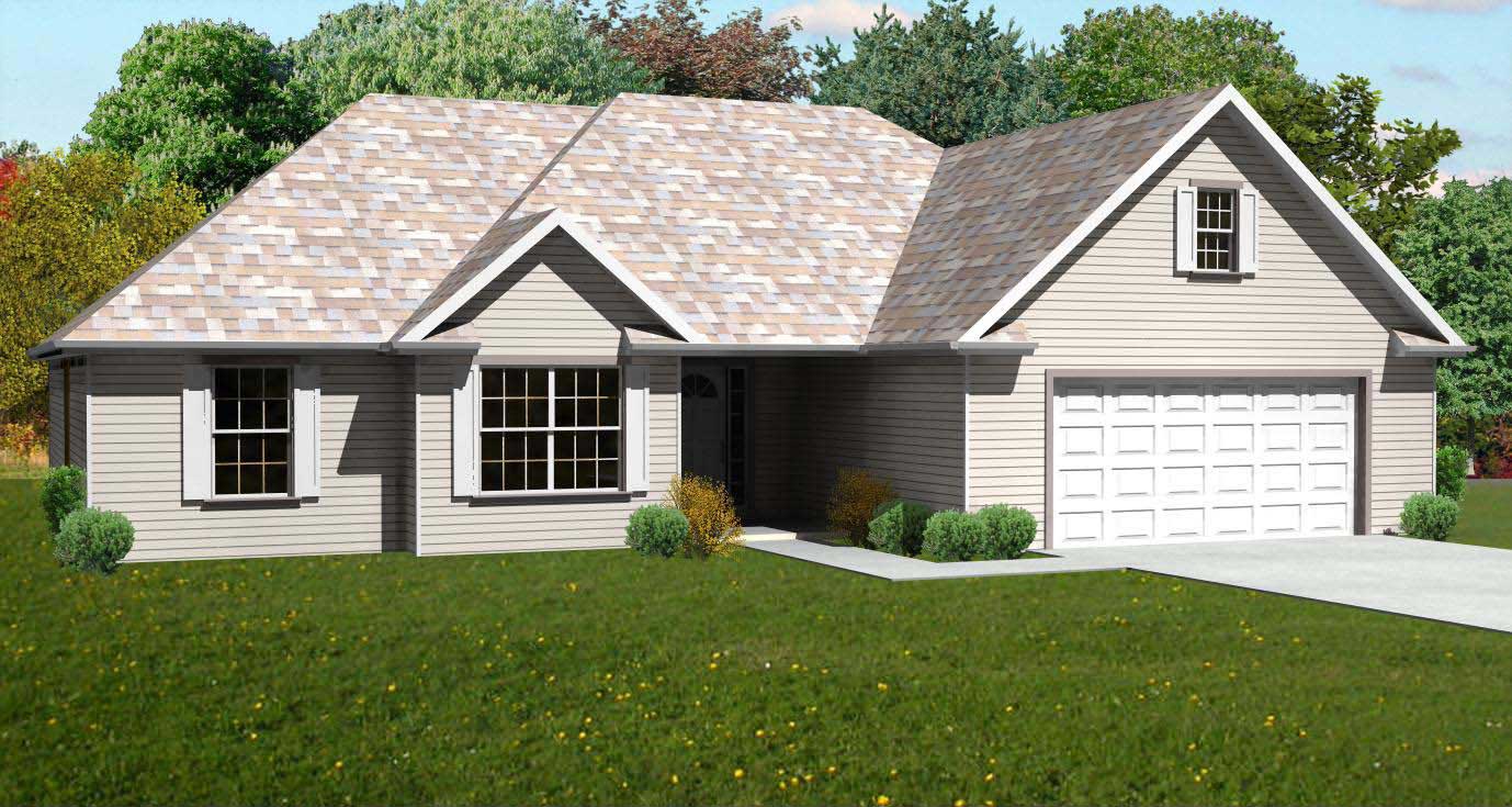 This is a CGI rendering of these European Country Houseplans.
