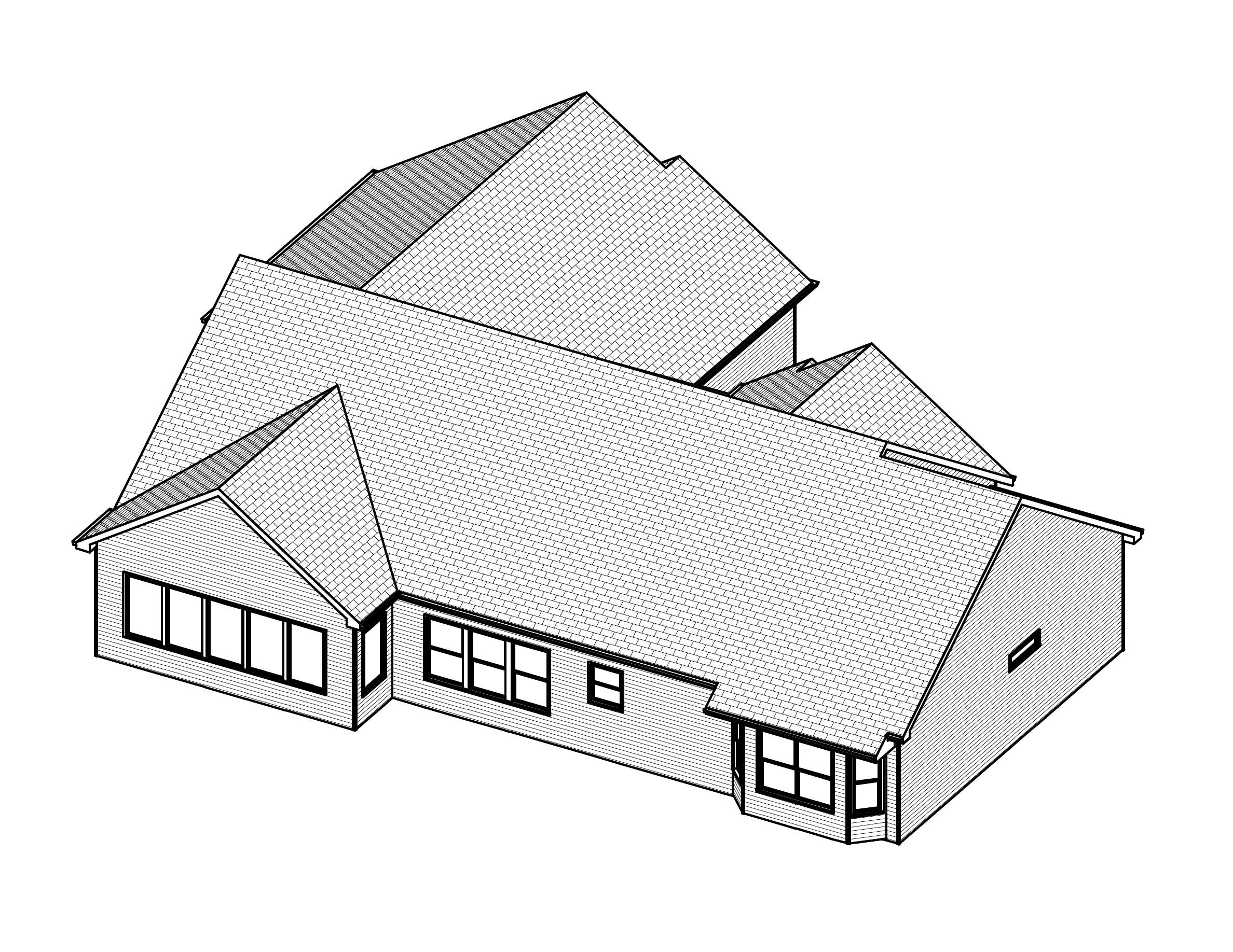 3D Floor Plan of this 3-Bedroom, 1994 Sq Ft Plan - 148-1094