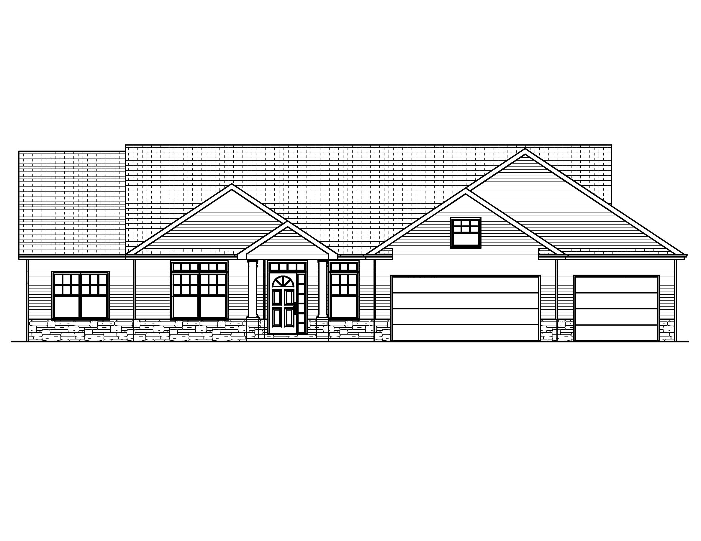 Home Plan Front Elevation of this 3-Bedroom,1994 Sq Ft Plan -148-1094