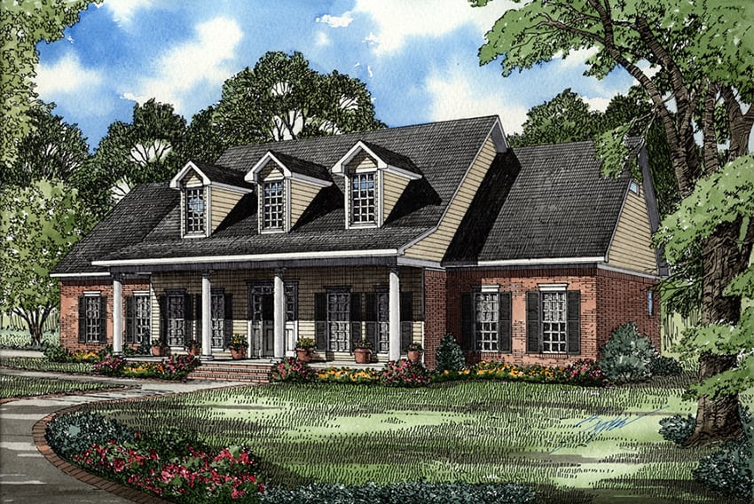 Front View of this 5-Bedroom, 2698 Sq Ft Plan - 153-1028