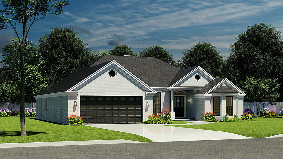 Front View of this 3-Bedroom, 1758 Sq Ft Plan - 153-1032