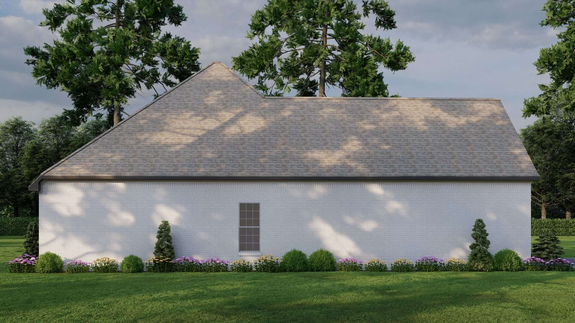 Left Side View of this 3-Bedroom,1591 Sq Ft Plan -153-1076
