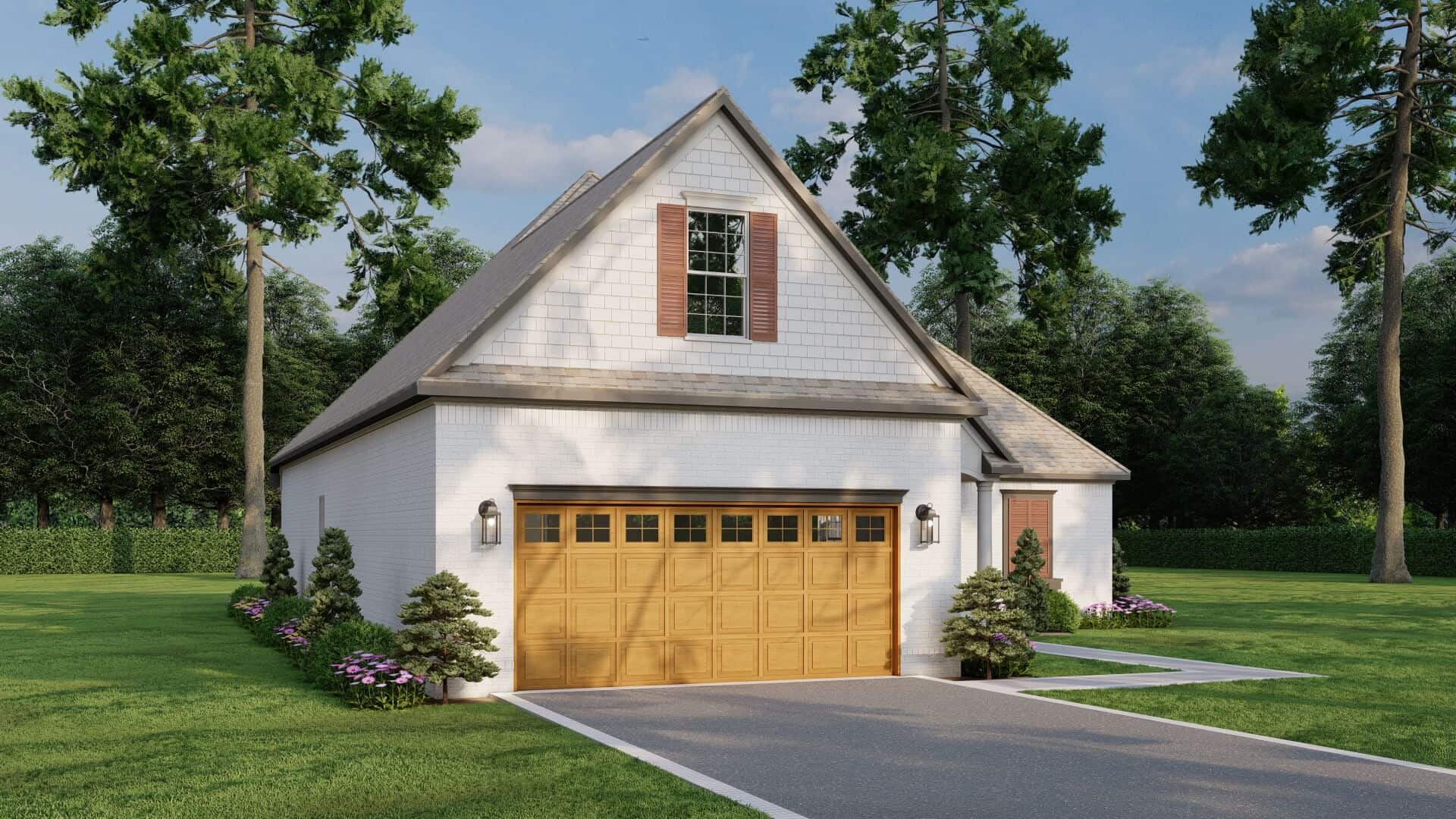 Left Side View of this 3-Bedroom,1591 Sq Ft Plan -153-1076