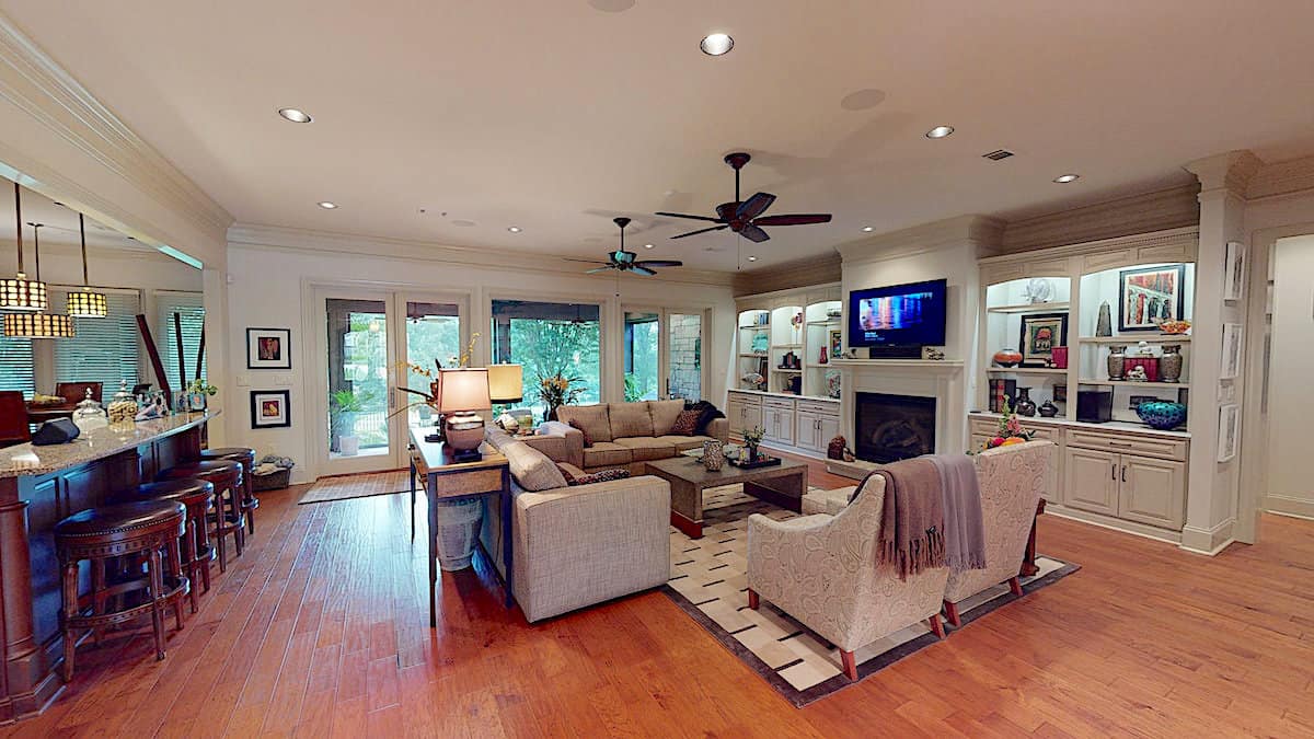 Family Room of this 4-Bedroom,3766 Sq Ft Plan -153-1095