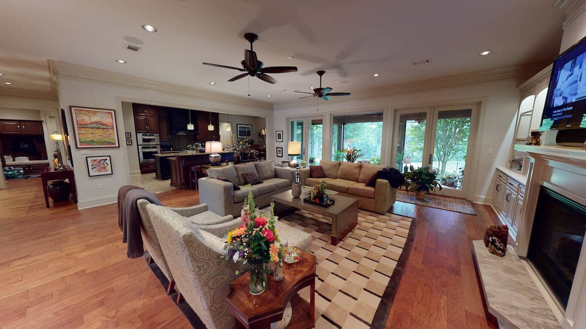 Great Room: Windows of this 4-Bedroom,3766 Sq Ft Plan -153-1095