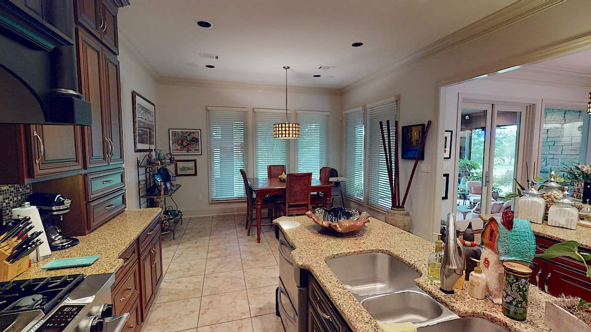 Kitchen: Breakfast Nook of this 4-Bedroom,3766 Sq Ft Plan -153-1095