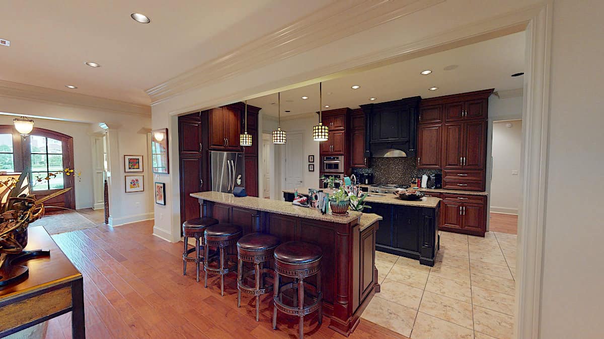 Kitchen: Breakfast Bar of this 4-Bedroom,3766 Sq Ft Plan -153-1095